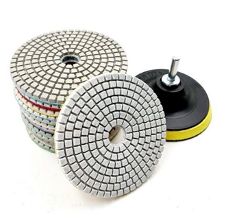 4Inch 100Mm Diamond Dry Polishing Pads Flexible Soft Pads