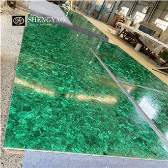 Wholesale Malachite Semiprecious Stone Slabs For Wall