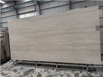 Travertine Beige White Sintered Stone Slabs