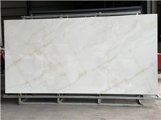 Hetian Ice White Sintered Stone Slabs