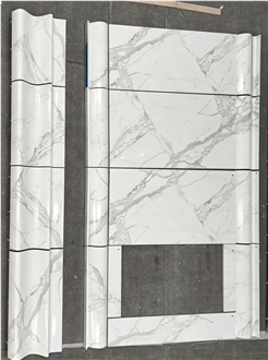 Indoor Calacatta White Lightweight Honeycomb Panels