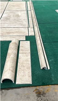 Taj Mahal Quartzite Honeycomb Wall Panels