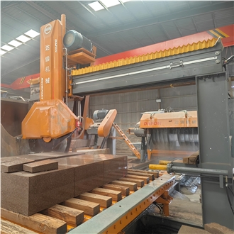 Kerbstone Cutter Machine For Natural Stone Processing Bridge Type Saw Machine