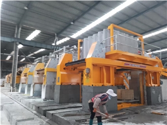Diamond Frame Saw Cutting Machine For Super Thin Stone Slabs