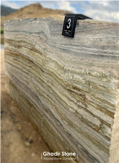 Iranian Premium Green Travertine Blocks