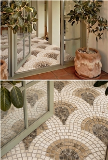 Decorative Natural Stone Mosaic Tiles For Luxury Interiors