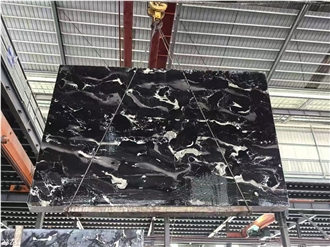 China Black Rose Marble Slabs