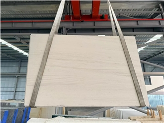Factory Customized Size French Wood Grain Limestone Slabs