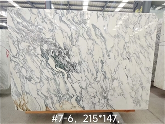 Arabescato Carrara Marble Slabs Polished