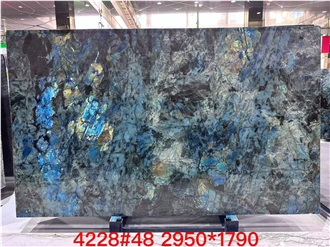 Brazilian Blue Emerald Granite Slabs
