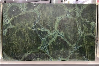 Green Vitoria Regia Quartzite Slabs