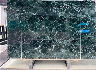HRST Italy Prada Green Marble Slabs