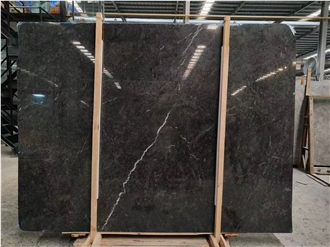 Polished Starry Grey Marble Slabs
