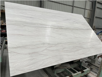 Kalahari White Natural Quartzite Slabs For High End Projects
