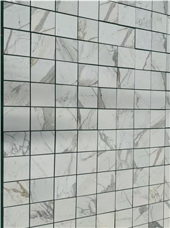 Calacatta White Marble Floor Tile