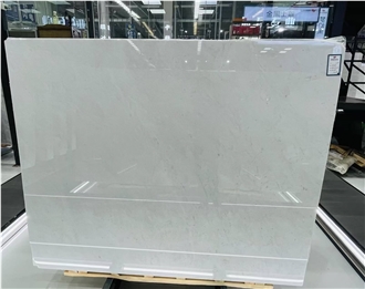 Goose Feather White Marble Slabs