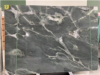 Green Island Flowing Cloud Marble Slabs