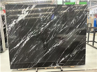 Night Black Starry Sky Marble Slabs