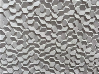 Portugal Moleanos Beige Limestone CNC Carve Wall Panels