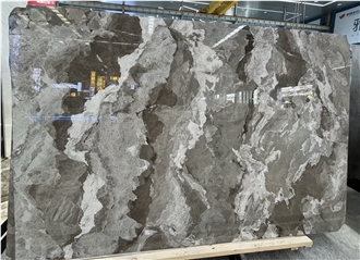 Van Gogh Brown Marble Slabs