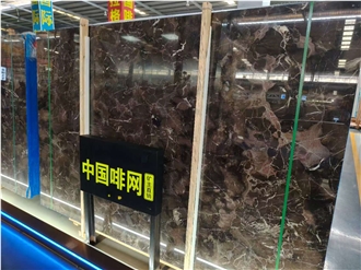 China Emperador Dark Marble Polished Slabs Floor Tile