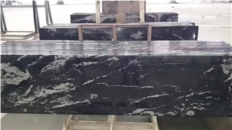 Direct Supply From Mines Cosmic Black Granite Slabs