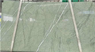 Polished Green Costa Smeraldo Granite Slabs