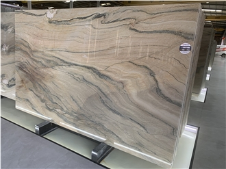 Polished Purple Brazil Aquarella Quartzite Slabs For Walls
