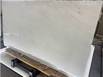 Polished Royal White Jade Marble Slabs For Walls And Floors