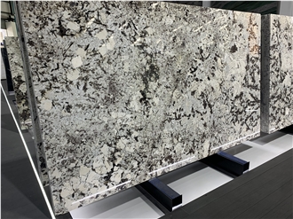 Polished White Brazil Splendor White Granite Slabs For Walls