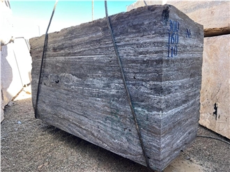 Silver Travertine Blocks