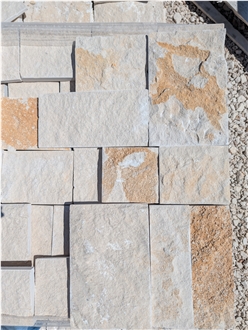 Portuguese Rustic Limestone Multi-Format Split Wall Stone