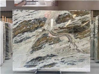 Luxury Italian Jerusalem Green Marble Slabs