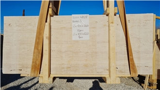 Ivory Travertine Slabs