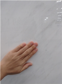 Polished Ariston White Marble Slabs