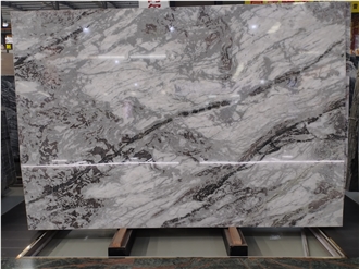Polished Fendi Dover Gray Marble Slabs