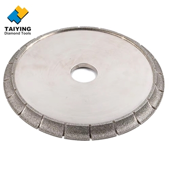 250Mm Electroplated Diamond Profile Whee For Stone Profiling