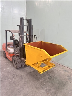 Dumpster Bin Steel Side Tipping Waste Scrap Hopper
