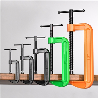 Heavy Duty C-Clamp 1"–15" For Gluing, Welding & Construction