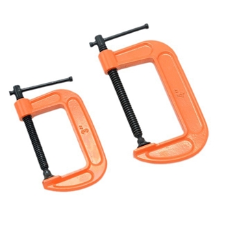 Heavy-Duty G Clamp, 1"-15" Sizes, Cast Iron C Clamp