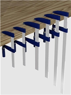 Multi-Size Industrial F Bar Clamp
