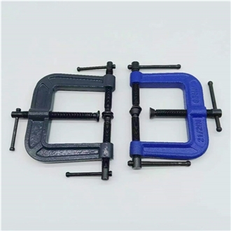 Robust C Clamp, 1" To 15", Heavy Duty Cast Iron Construction