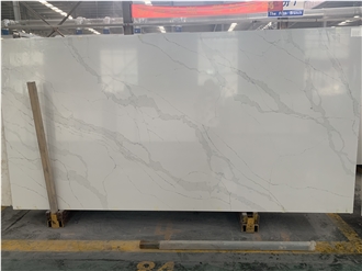 Calacatta White Engineered Artificial Stone Quartz Slabs