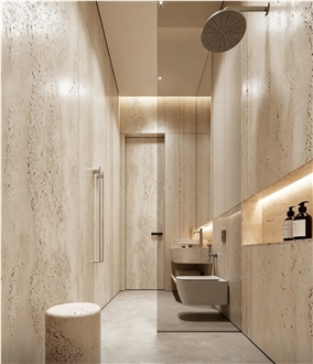 Beige Travertine Honeycomb Wall Panels