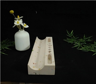 Terrazzo Pen Holder Home Decoration Items