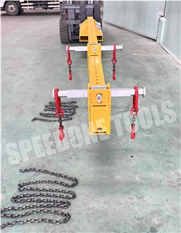 Heavy Duty Forklift Lifting Boom For Steel & Stone Handling