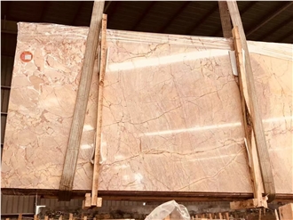 Buixcarro Cream Marble Slabs Rose De Valencia Pink Beige