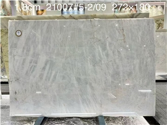 China Crystal White Quartzite Slabs