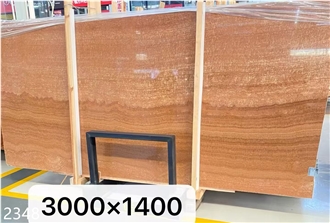 China Imperial Wood Vein Marble Slabs Coffee Brown Wooden