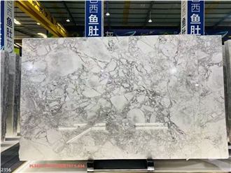 Super White Marble Slabs Brazil Arabescato